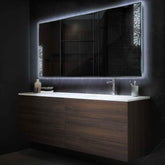 Espejo LED Rectangular | Control por interruptor de pared | Luz blanca fría - Reyze Seria Good Vibes Model 4